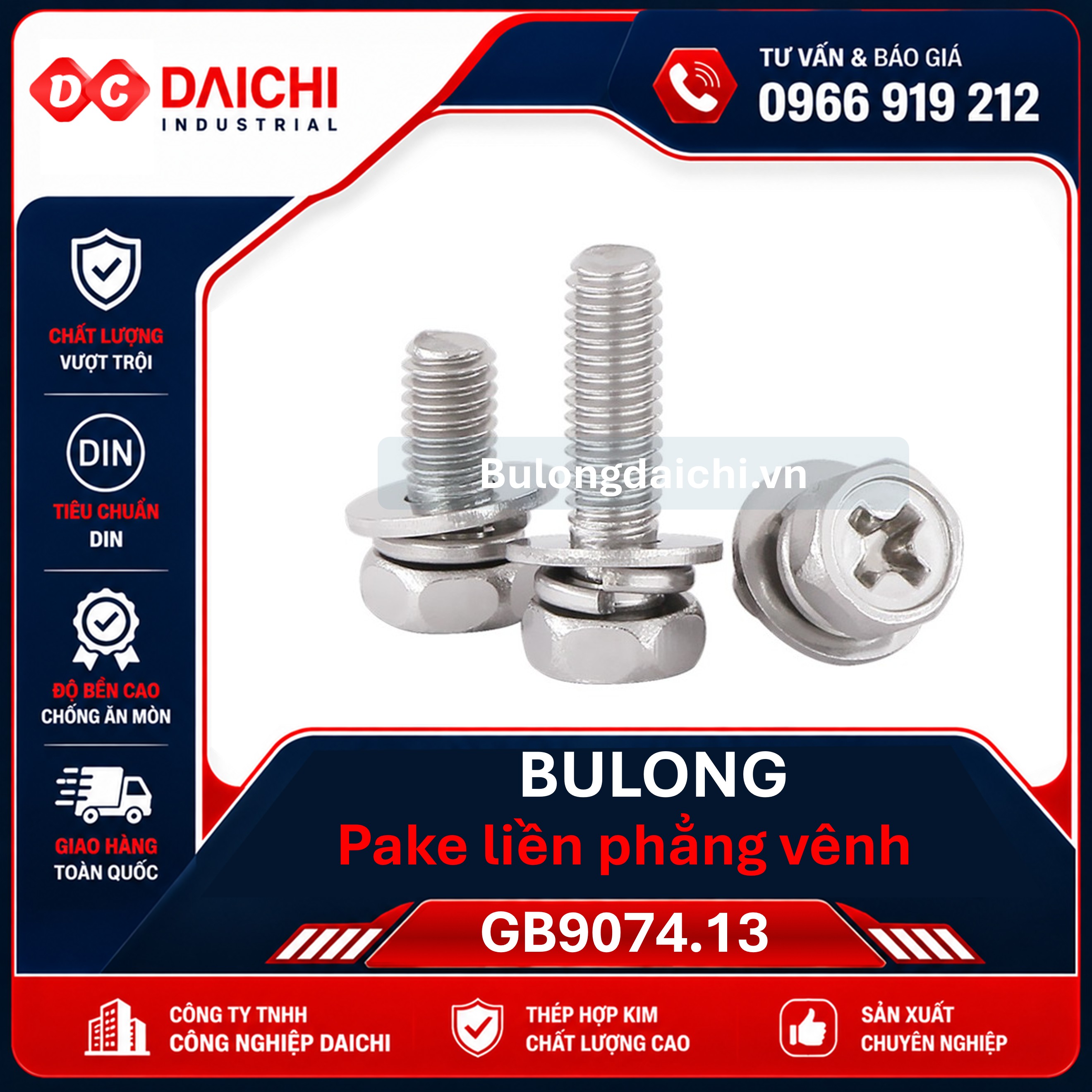 Vít Pake Liền Phẳng Vênh