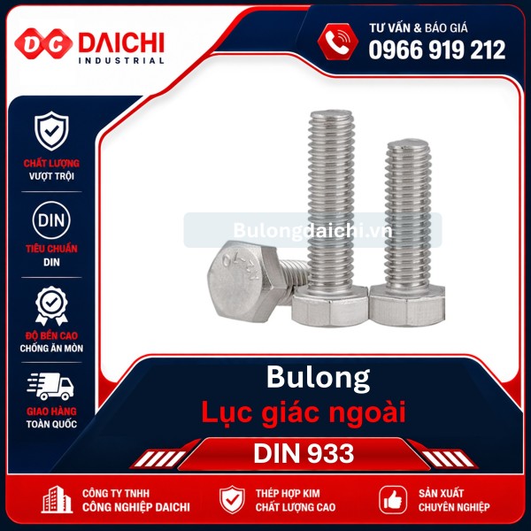Bu Lông Inox Lục Giác Chìm Đầu Cầu DIN 7380