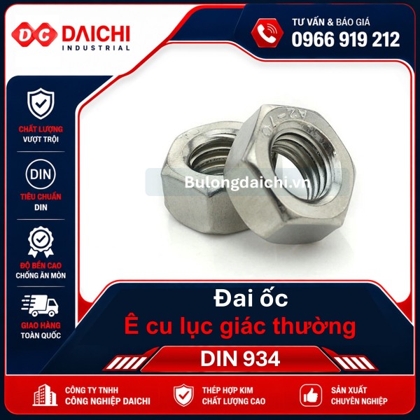 Bu Lông Inox Lục Giác Chìm Đầu Cầu DIN 7380