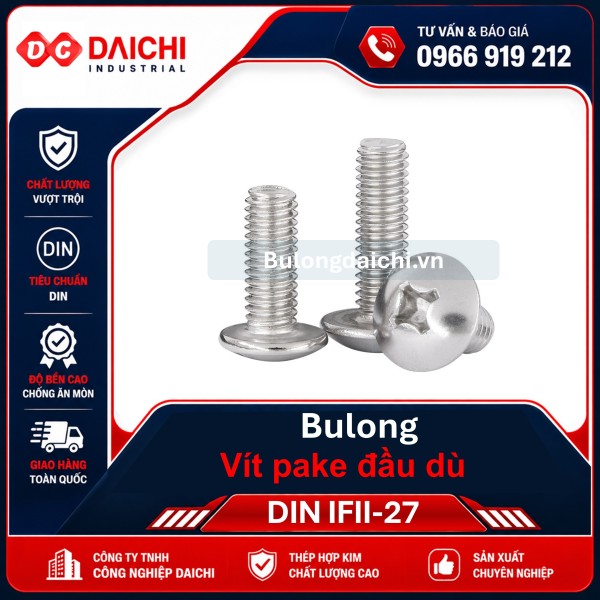 Vít Pake Đầu Dù IFF-27 Inox Giá Tốt | DAICHI