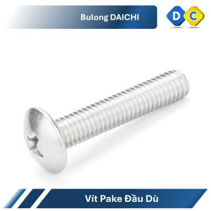 bulong đầu tròn pake inox