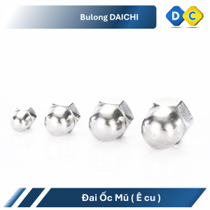 đai ốc mũ din 1587 inox 201