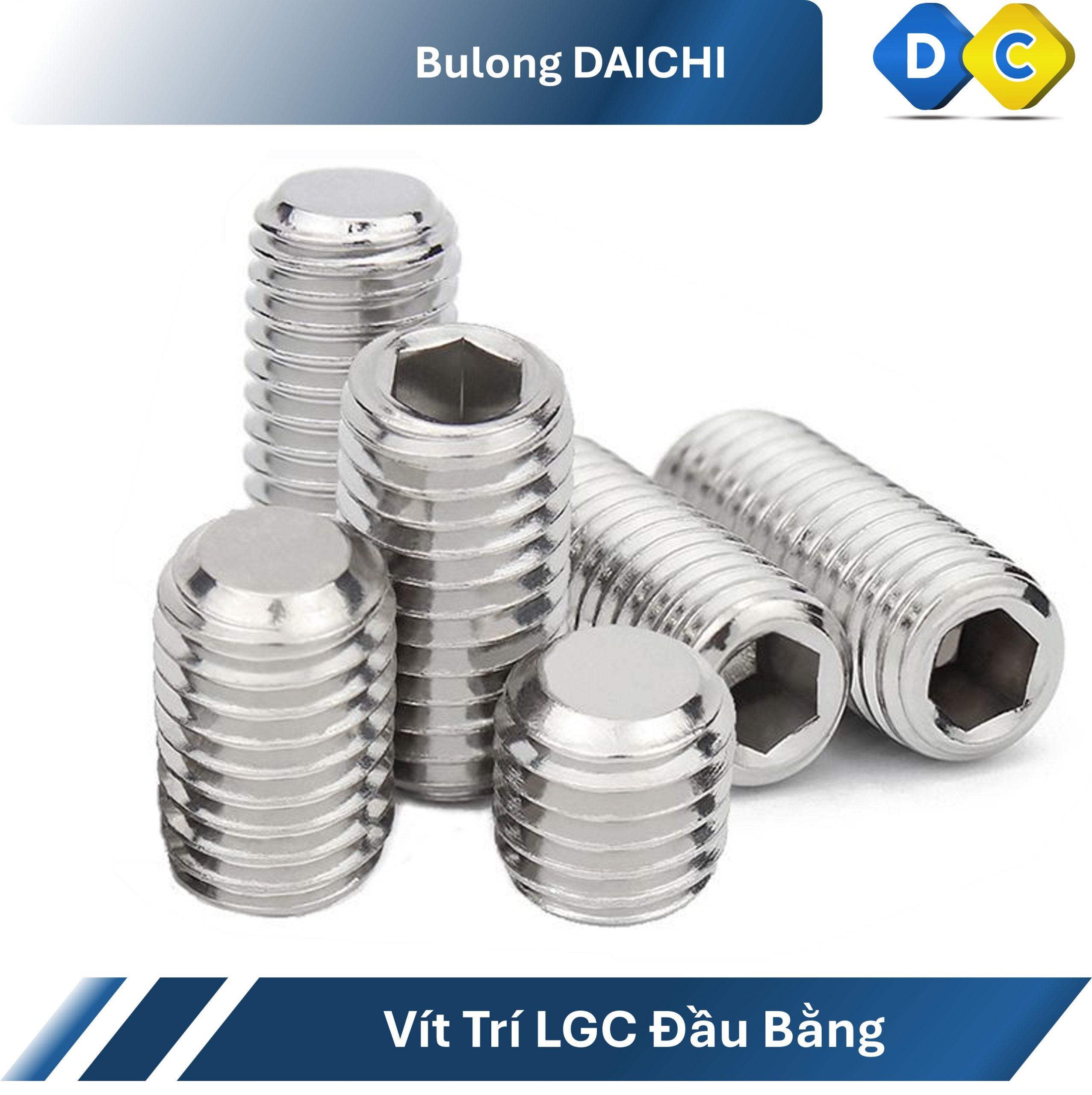 vít lục giác chìm không đầu inox