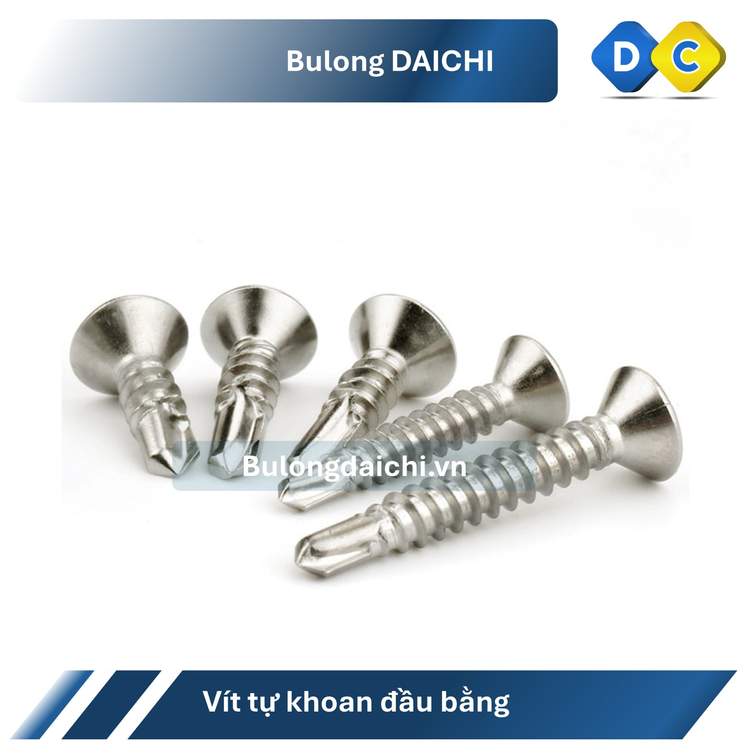 vít tự khoan đầu bằng inox 201